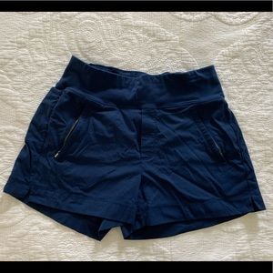 Navy Blue Athleta Trekkie Shorts
